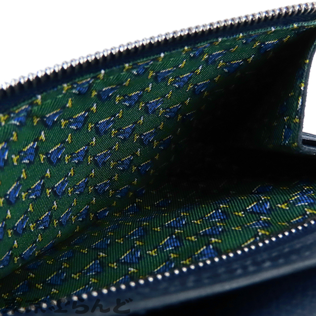 ポリニシ C(2018) シチズン ツイル ロング シルクイン HERMES エルメス シチズンツイルロング シルクイン 長財布（小銭