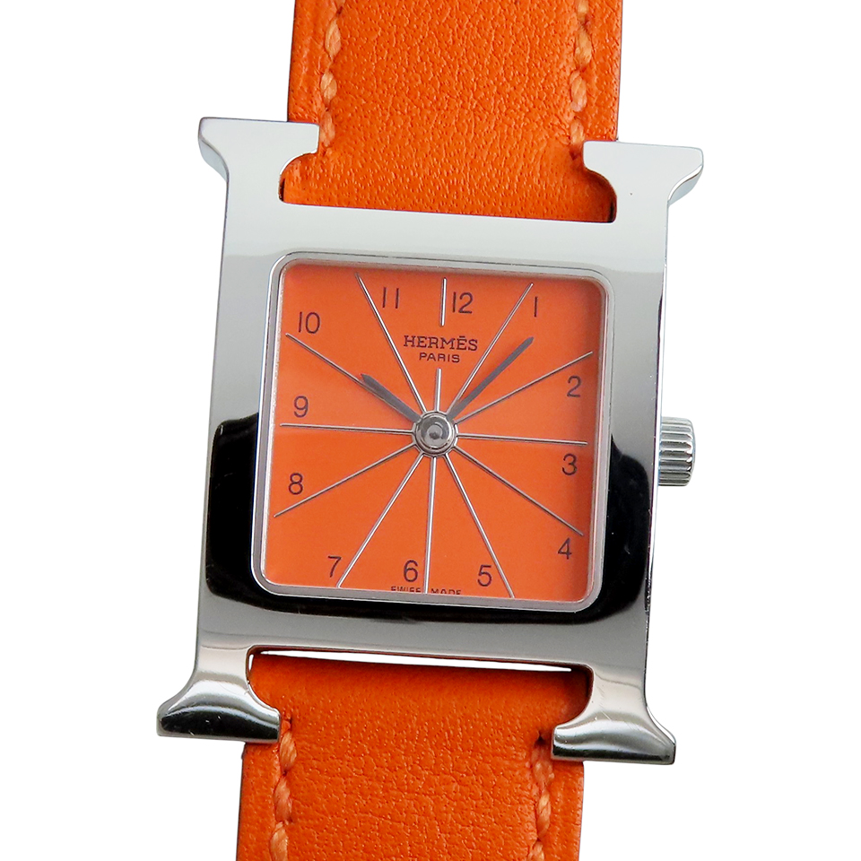 HERMES Hウォッチ オレンジボックスとブックレットセット Hウォッチ