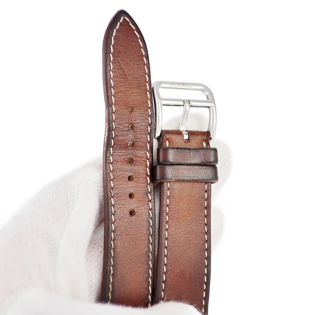 純正 アップルウォッチ用 レザーベルト - 3