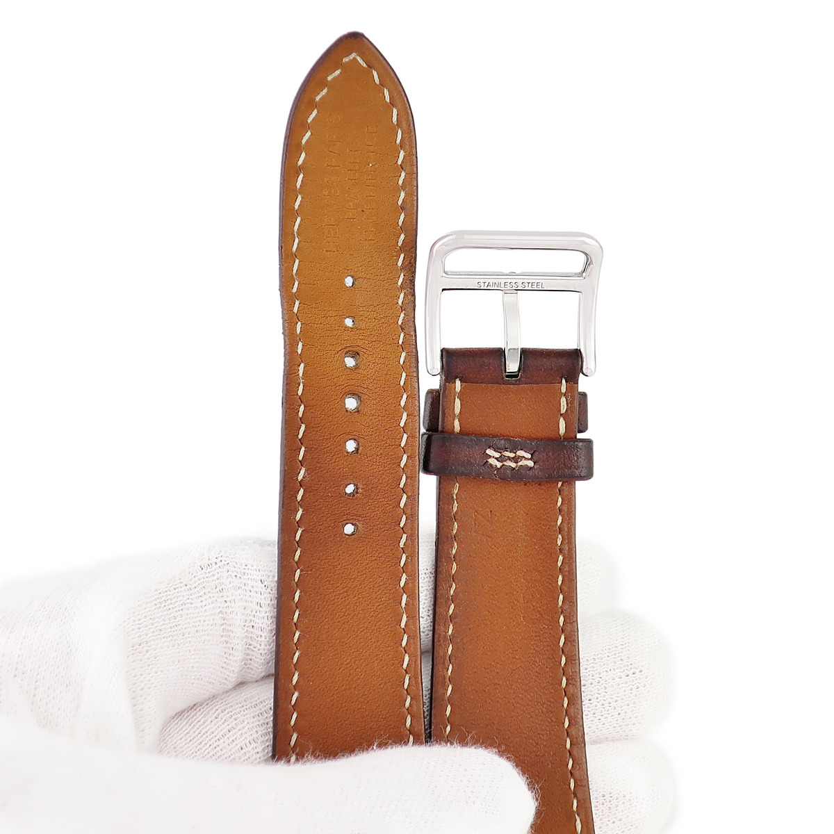 純正 アップルウォッチ用 レザーベルト - 4