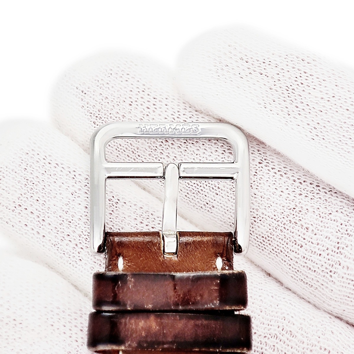 純正 アップルウォッチ用 レザーベルト - 6