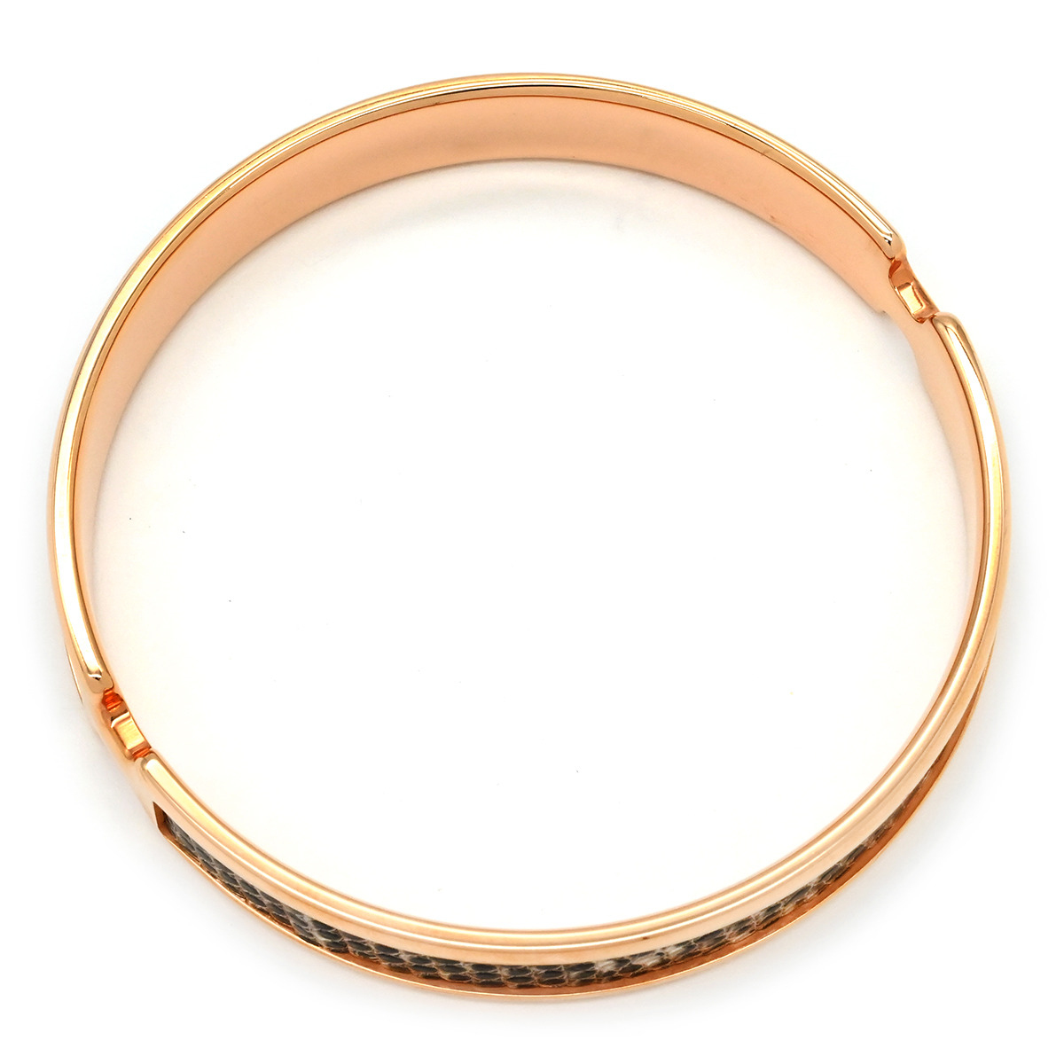 極美品✨HERMES オランプ ブレスレット ローズゴールド×ベージュ レザー レザーブレスレット 《オランプ》 - ベージュ | Hermès - エルメス