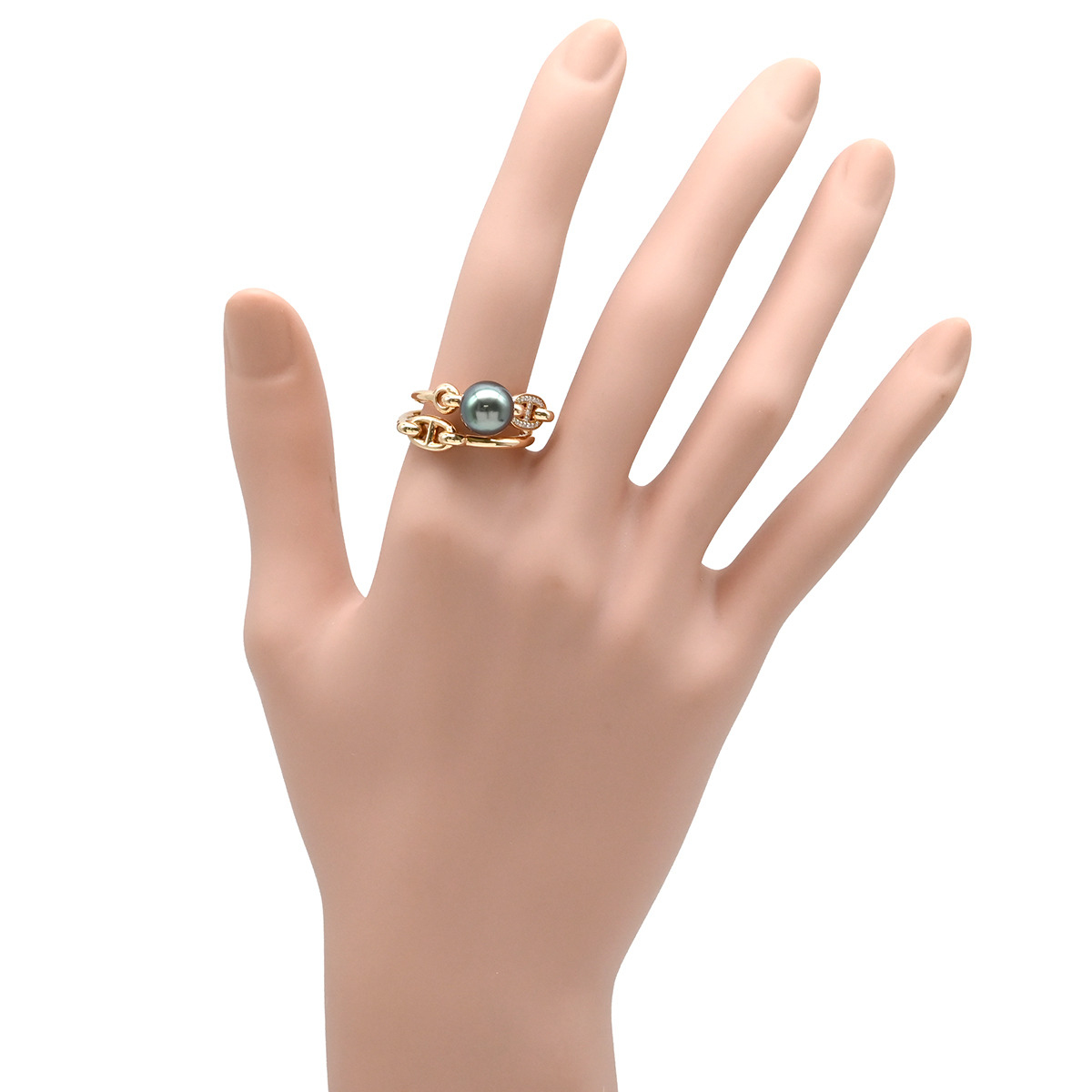 アルバーティン シェーヌダンクル ブラックパール ダイヤモンド - 8