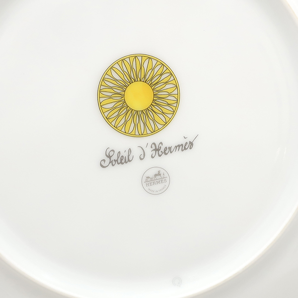 デザートプレート ソレイユ ドゥ エルメス No2 2枚セット - 4