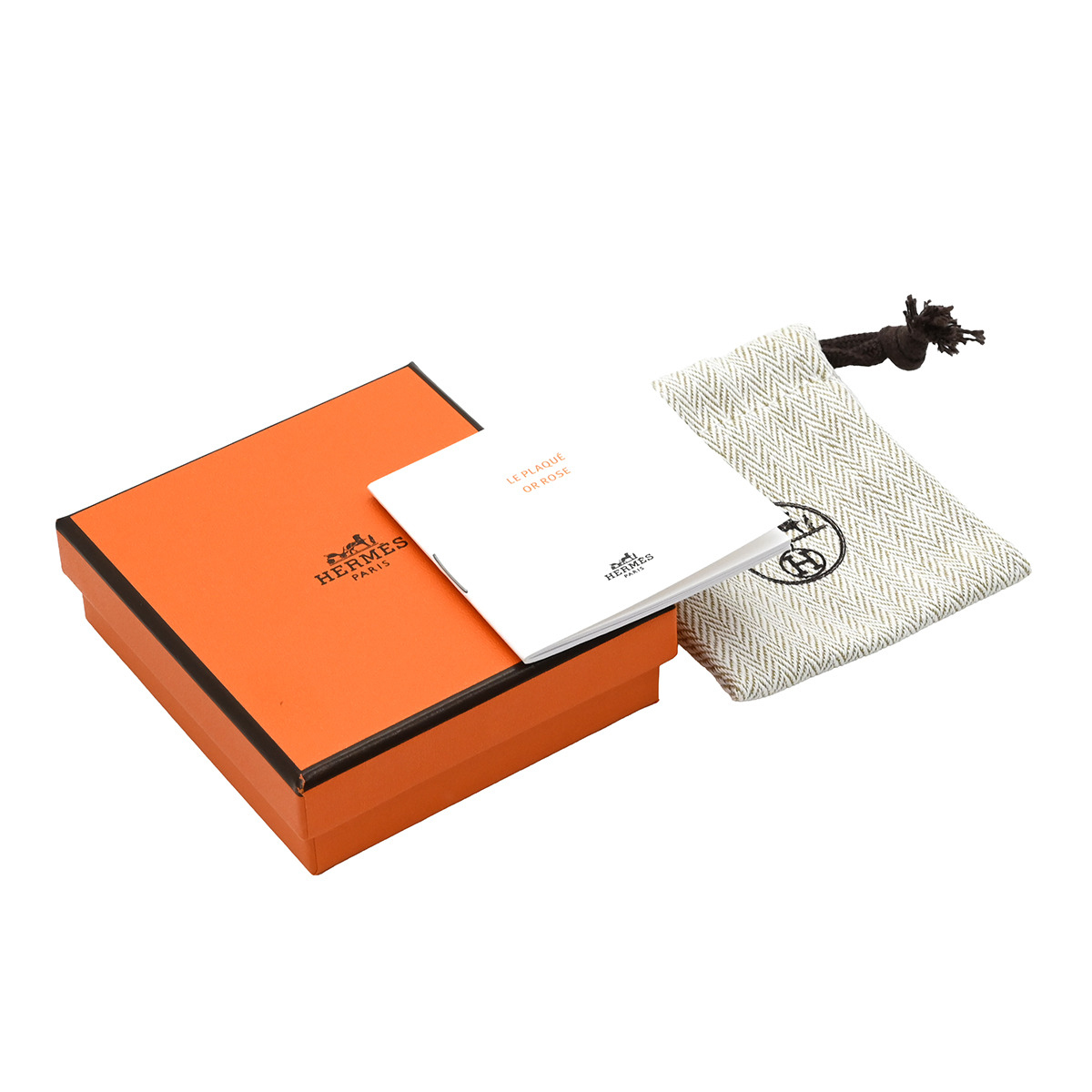 流行灰 H 迷你耳环 - 7