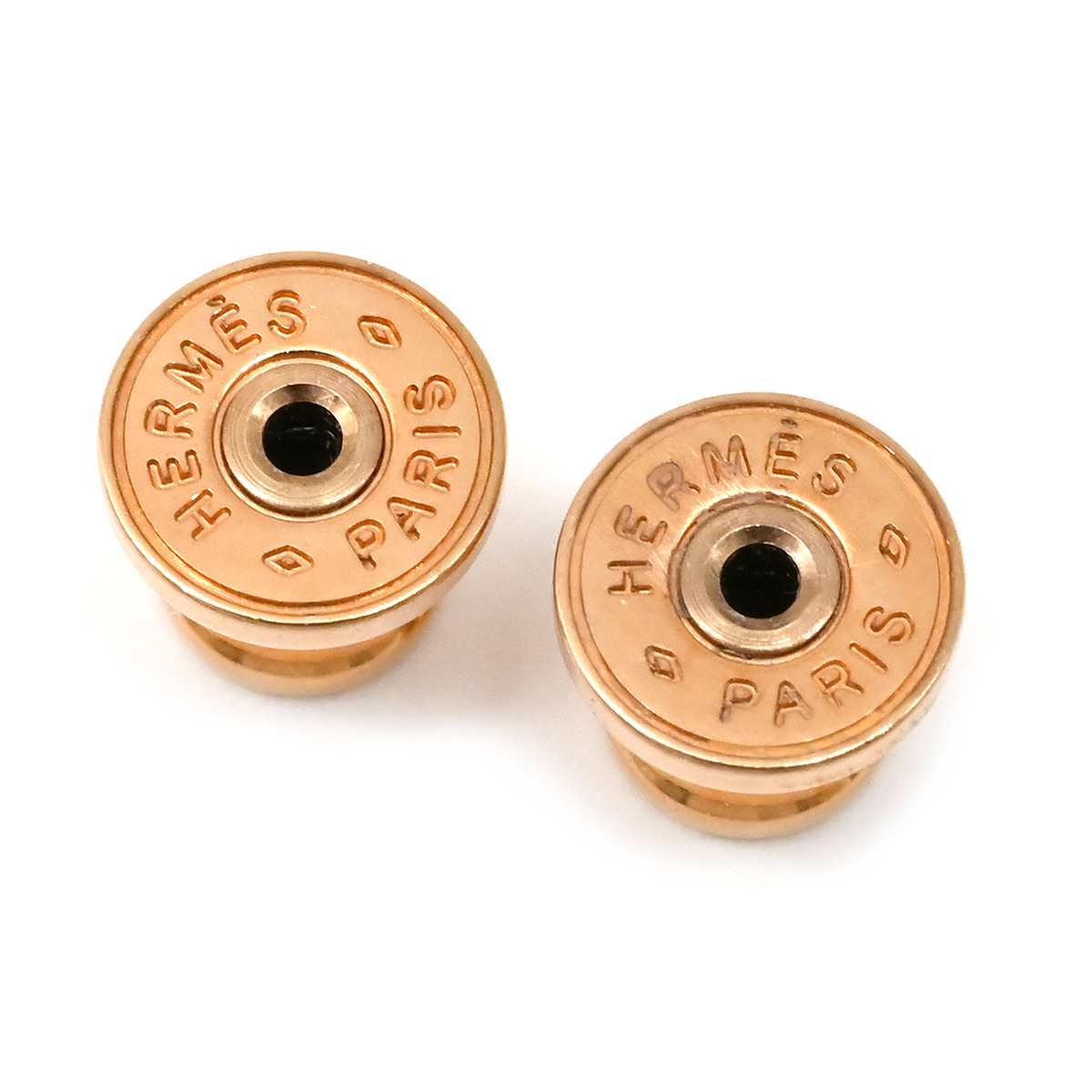 流行灰 H 迷你耳环 - 5