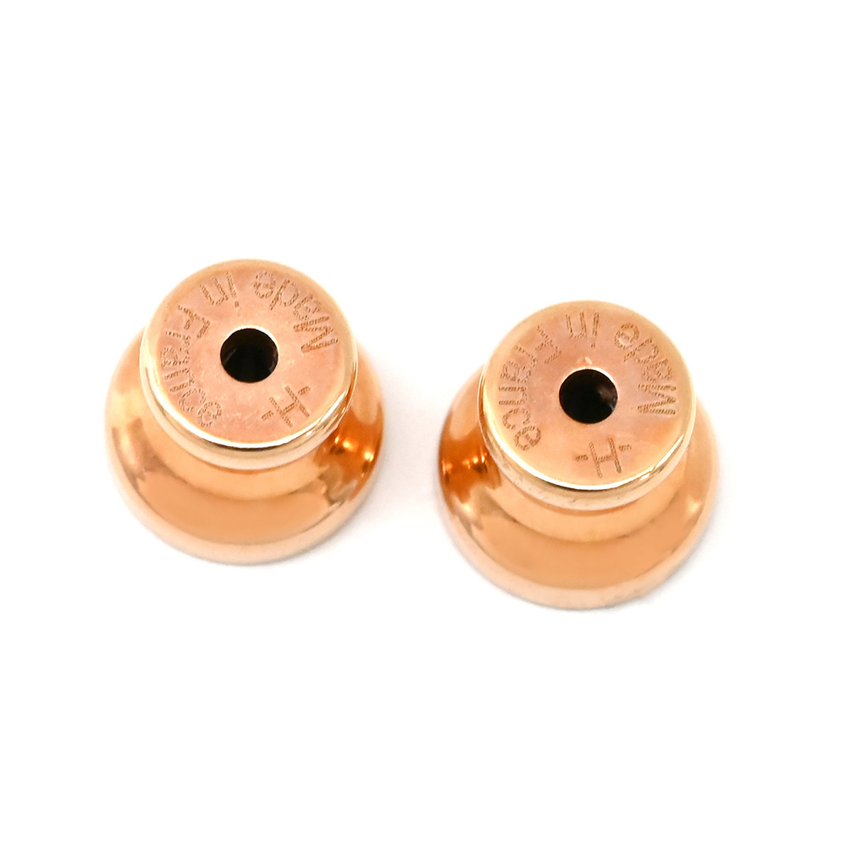 流行灰 H 迷你耳环 - 6