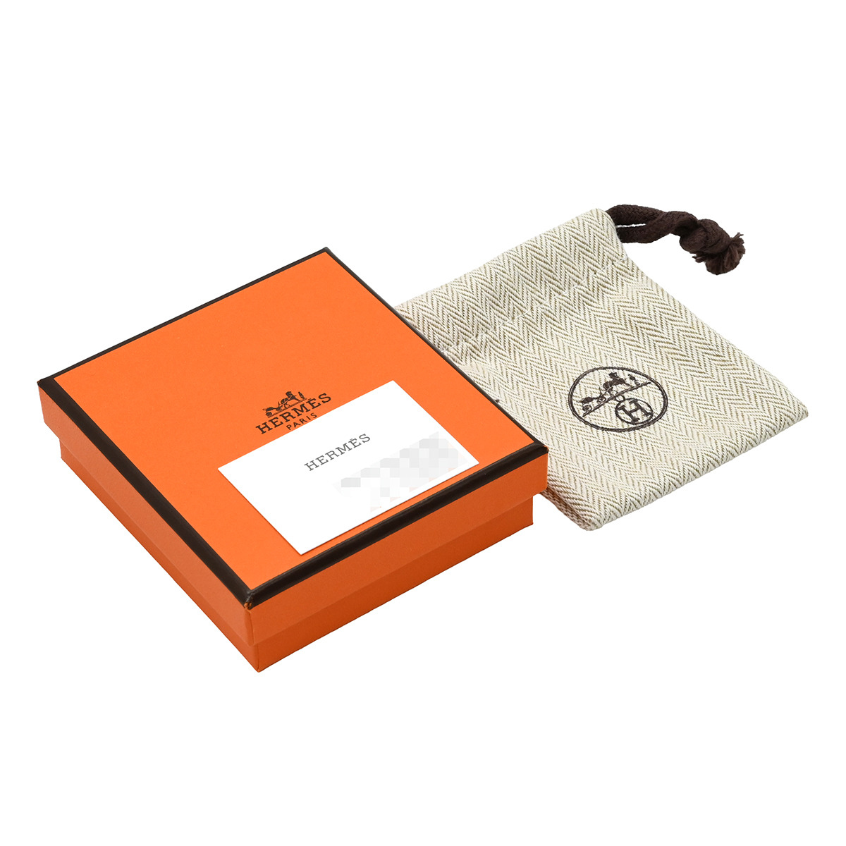 流行灰 H 迷你耳环 - 7