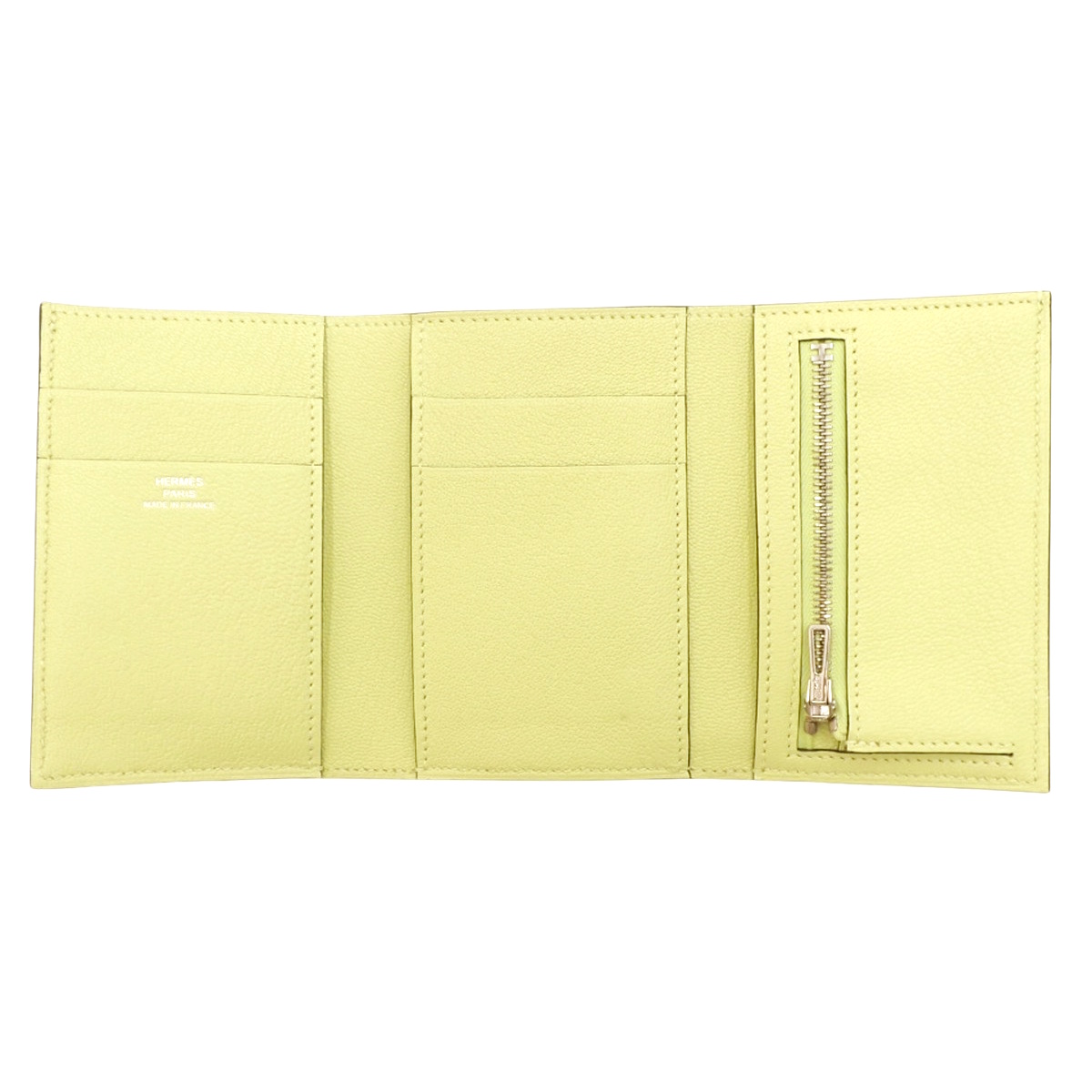 コンパクトウォレット シェーブル HERMES エルメス オレンジ シェーブル ケリー コンパクトウォレット 2