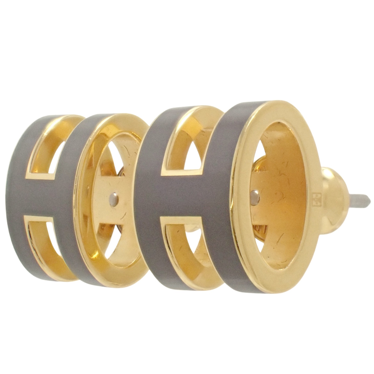 迷你 泡泡灰 耳钉 - 3