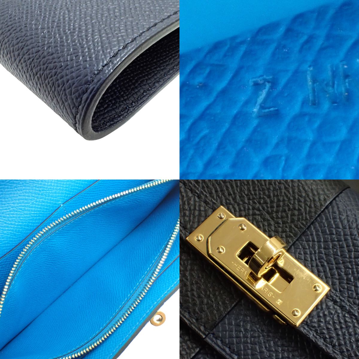 Kelly Wallet Togo Cazac - 6