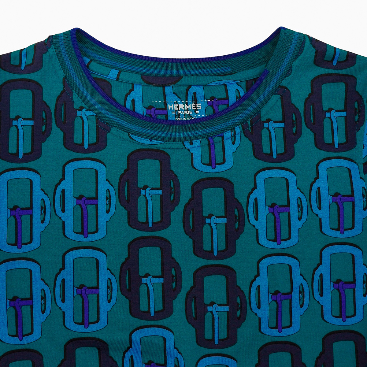 総柄 半袖Tシャツ