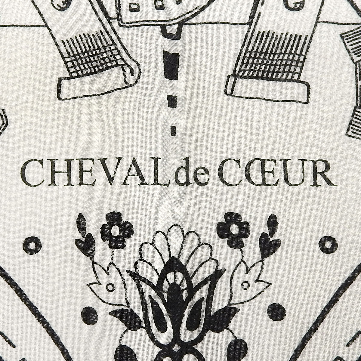 カレジェアン カレ140 シュヴァル・ドゥ・クール・バンダナ - 2