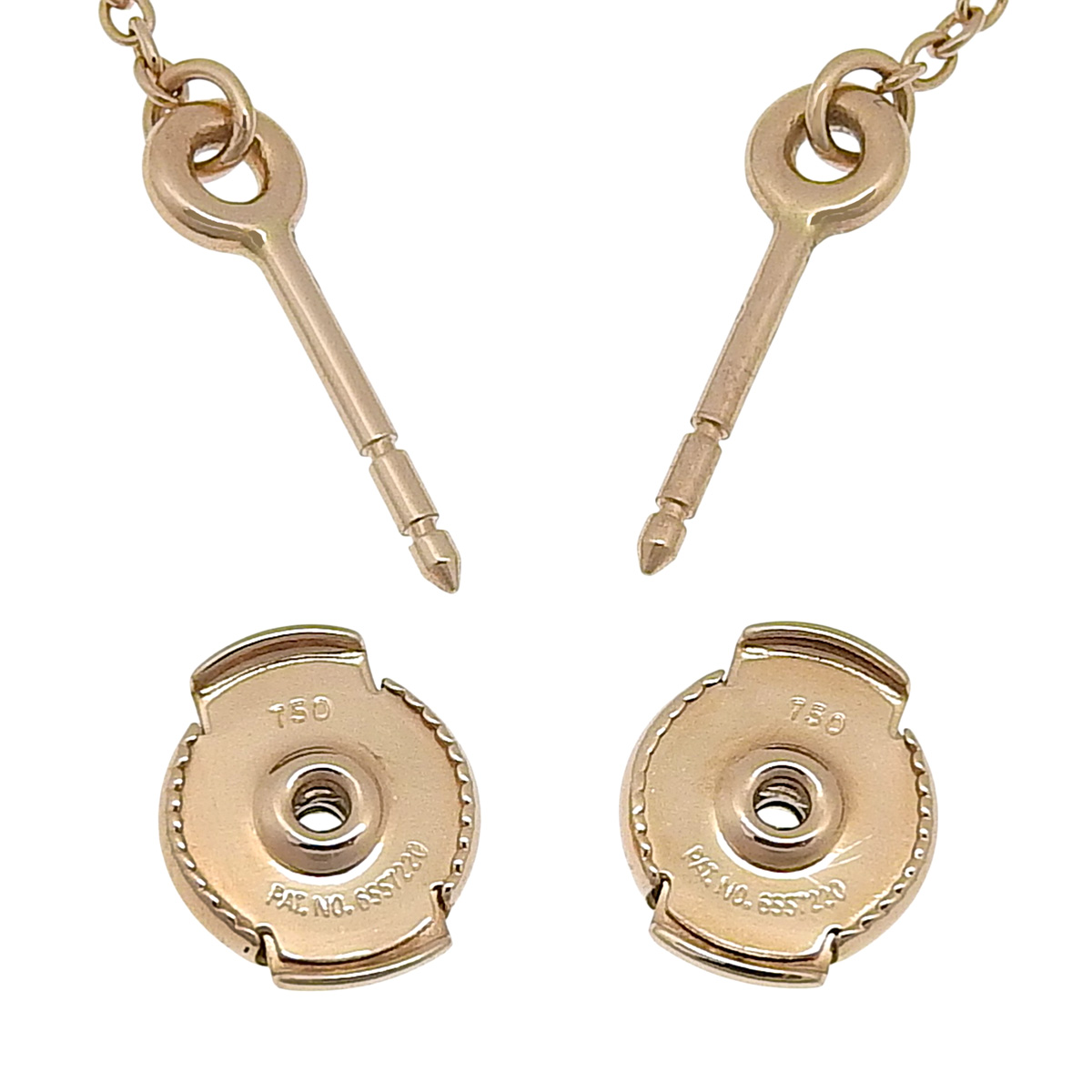 エルメス スタッドピアス オレンジ  ✳︎片耳✳︎ 定番♡】HERMES Mono-Ohrring Sabot ピアス (HERMES/ピアス